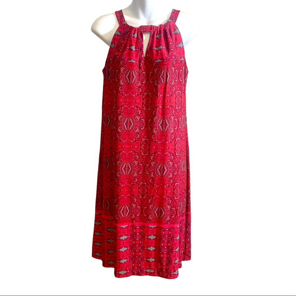 TAYLOR Tank Dress Red Floral Size 6